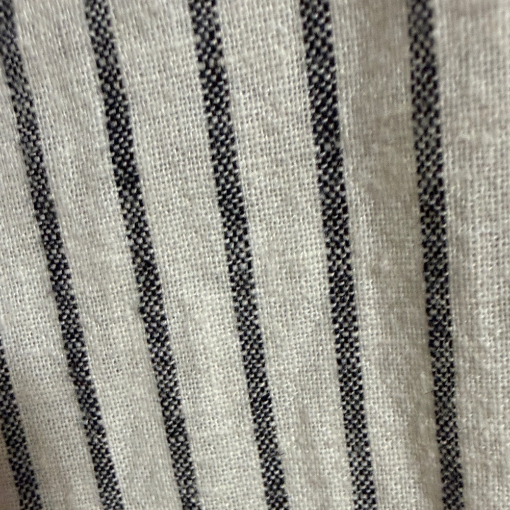 Just Living Black and White Striped Wide Leg Pants - Picture 4 of 4